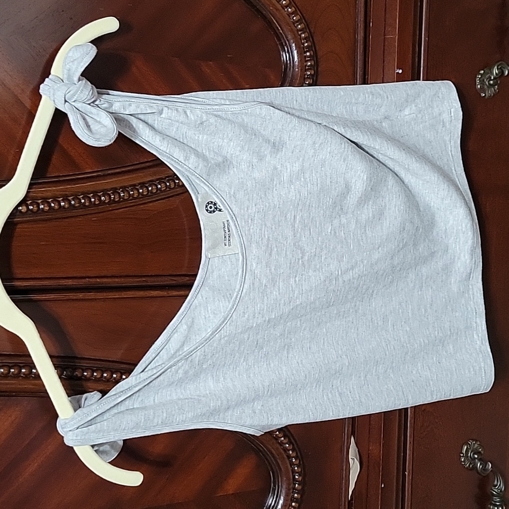 Yoox tank, tie shoulder, crop top